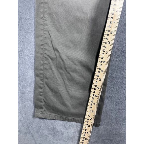 7 for All Mankind Jeans Men's 30 Gray Denim Cotton Carsen Mid-Rise Straight Leg - Picture 8 of 9